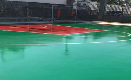 宿迁篮球场翻新地面